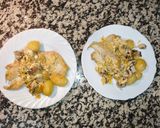 Foto del paso 9 de la receta Revuelto de huevos, patatas con pechugas