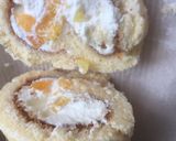 Hình bước làm 8 của món Bánh bông lan cuộn xốp mềm nhân hoa quả (roll sponge cake)