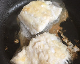 Foto del paso 5 de la receta: Bacalao o merluza en crema de pimientos con patatas a mi manera