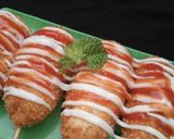 Foto langkah ke 5 dari resep Mozzarella Corndog Tanpa Telur --enak & gampang--.