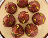 A picture of step 11 of Fresh Fig Red Velvet Modak.