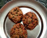 A picture of step 7 of Palak poha tikki.