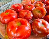 صورة لخطوة 5 من وصفة بندورة محشية بلحمة الغنم وبارميزان 🍅🧀