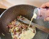 Foto langkah ke 4 dari resep Fettucini Carbonara.