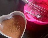 A picture of step 3 of Eggless chocolate Biscuit cake 🎂.