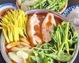 Hình bước làm 5 của món Lẩu cá diêu hồng