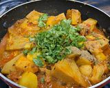 A picture of step 10 of Arunachal Pradesh Style Jackfruit Potato Curry.