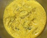 A picture of step 4 of Steamed Mustard Prawns.