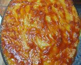 Foto del paso 4 de la receta: Pastel de polenta con bolognesa, queso, tuco y a caballo