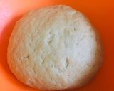 A picture of step 2 of Focaccia Bread (wheat flour bread).