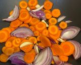 Une image de l'étape 1 de Dos d’églefin aux légumes divers de printemps.