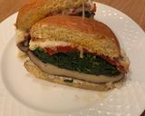 A picture of step 4 of Italian Mushroom Burger.