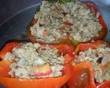 Foto del paso 2 de la receta: Morrones relleno con carne😋😋