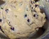 A picture of step 6 of Mulberry Cake (Mulberry from my pot garden).
