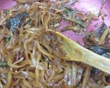 Gambar langkah 5 resipi Tumis Manis Betik Muda.