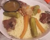 A picture of step 3 of Algerian White Sauce Couscous (Wedding Style).