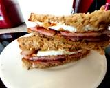 My Lovely Bacon and fried Egg Toasted Sandwich 🥰