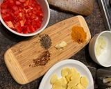 A picture of step 1 of Afghani Pasta.