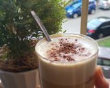 A picture of step 3 of Dalgona Latte.