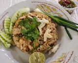 รูปขั้นตอนการทำที่ 5 ของ ข้าวผัดปู