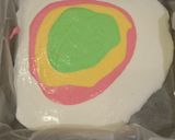 Gambar langkah 3 resipi Kek kukus ubi kayu.