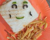 A picture of step 9 of Chicken fajita sandwiches.