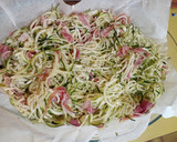 Foto del paso 2 de la receta: Espaguetis de calabacín (horno)