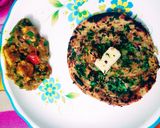 A picture of step 6 of Lachha paratha.