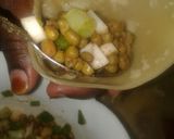 A picture of step 2 of Green grams samosa.