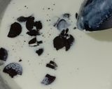Foto langkah ke 6 dari resep Puding Cokelat Oreo ala O-N Dapur.