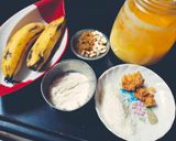 A picture of step 1 of Stuffed Banana / Pazham nirachathu.