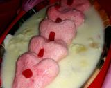 A picture of step 7 of Pink-Heart-Rasmalai.