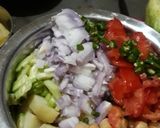 কাবলী ছোলা ও আলু র চাট(kablichola o aloor chat recipe in bengali) রেসিপি ধাপ - 3 ছবি