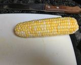 A picture of step 2 of Basil Corn Pasta.