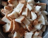 Foto langkah ke 1 dari resep 71. Bread Pudding Ekonomis.