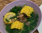 Foto langkah ke 1 dari resep Bening Bayam dan Tahu Sambal Kecap.