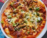 Hình bước làm 5 của món PIZZA CHAY - MẶN