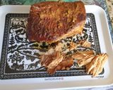Foto del paso 5 de la receta: Lomo mechado al vino tinto (en olla de cocción lenta)