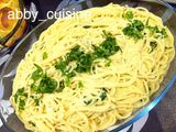 باستا بصوص التوم الكريمي
