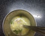 A picture of step 1 of Sooji noodles omelet.