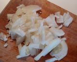 Kolbászos vajbableves recept fázis 2 fotója