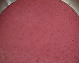 Foto langkah ke 6 dari resep Banana Beetroot Steam Cake.