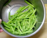 臘肉蒜炒四季豆的食譜步驟2照片