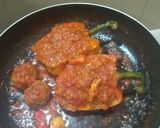 Foto langkah ke 5 dari resep Stuffed Bellpepper - Paprika isi Daging.