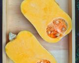 Foto langkah ke 1 dari resep Snack MPASI Butternut Squash with coconut milk sauce.