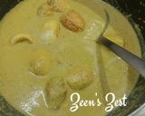 A picture of step 3 of Afghani Anda/Egg Curry.