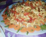 A picture of step 6 of Chicken and vegetables Pasta.