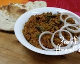 A picture of step 4 of Hyderabadi Dum Ka Kheema.