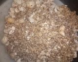 A picture of step 3 of Flax seeds laddu.