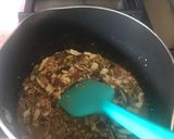 A picture of step 2 of Salted caramel brittle.